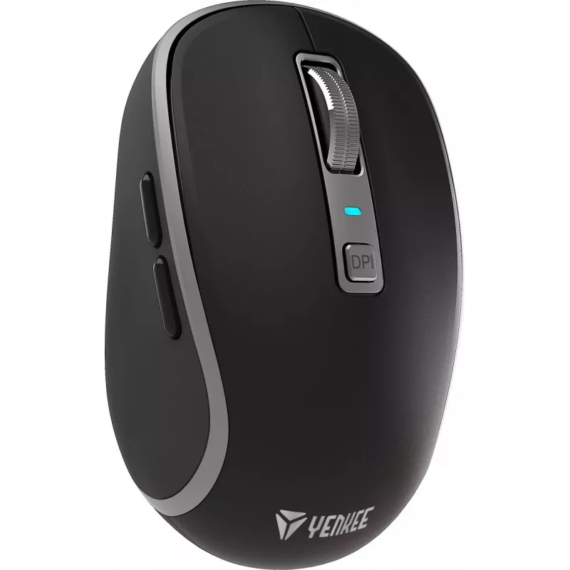 Dual WiFi+Bluetooth juhtmevaba hiir, laetav aku, 5 nuppu