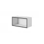 Avatud panipaigakapp Cama ROCO RO4 75/37/37 valge/must