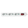 Pikendusjuhe LogiLink LPS230 1.5 m 3 vahelduvvoolupesaga siseruumidesse valge