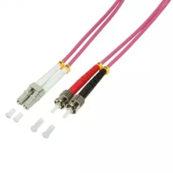 Logilink - ühenduskaabel - LC multimode (M) ST multimode (M) - 2 m - kiudoptiline - 50/125 mikromeetrit - OM4 - halogeenivaba - kanarbikuviolett (FP4LT02)