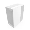 PC Case NZXT H7 Flow RGB Midi Tower Valge — karastatud klaas, EATX, ees 3×120mm, USB-C