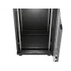 Freestanding rack cabinet LANBERG FF01-6624-12BL 24U 19 inch 600×600 mm, IP20, 1200 kg, must