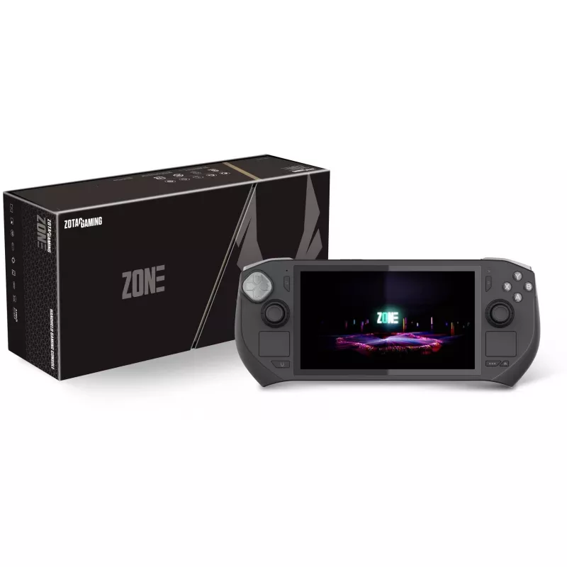 Kantav mängukonsool Zotac Zone 512 GB Wi-Fi 7 tolli 3300 MHz must