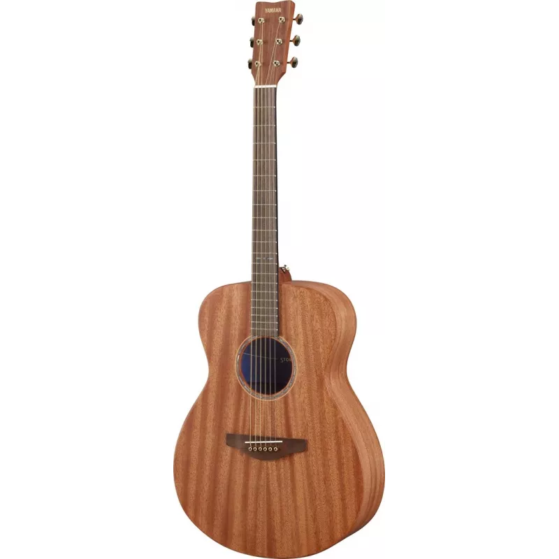 Akustiline kitarr YAMAHA STORIA II 6-keelne Blue Wood — mahagonist pealt, tagant ja külgedelt, nato kael, pähklipuust sõrmlaud