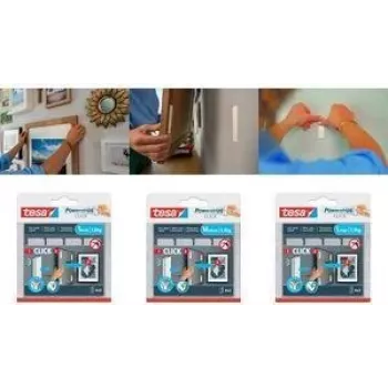 tesa Powerstrips LARGE kleepribad kuni 7,2 kg 2,0 x 8,5 cm, 4 tk (77722-00000-00)