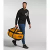 The North Face Base Camp Duffel L spordikott 95 L Polüester Must, Kollane