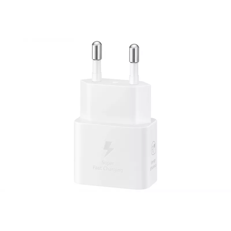 AC USB kiirlaadija Samsung EP-T2510 25W valge, USB-C, PPS, ülikiire laadimine