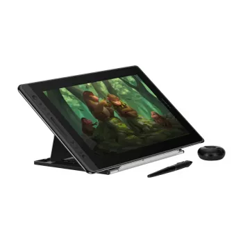 Graafikatahvel HUION Kamvas Pro 16 — 15,6-tolline IPS, 1920×1080, 344,2×193,6 mm tööala, 8192 survetaset, juhtmega USB