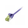 patch-kaabel RJ45, CAT6A 500Mhz, 7,5m, lilla, U/FTP, õhuke ümmargune d=3,8mm, TPE/LSZH(Superflex), AWG32, Cat.7 toorkaabliga, Synergy 21 (S217398V3)
