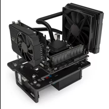 Streacom katselaud BC1 Mini V2 must — kompaktne passiivjahutusega avatud raamiga korpus