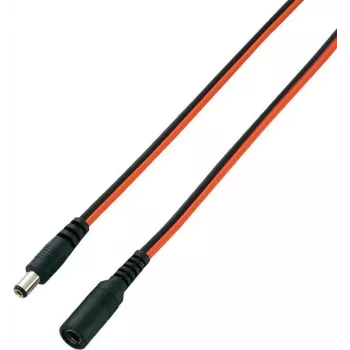 VOLTCRAFT madalpinge pikenduskaabel madalpingepistik - madalpingepesa 5.5 mm 2.5 mm 5.5 mm 2.5 mm 3.00 m 1 tk (93025c183)