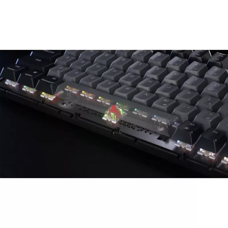 Corsair Gaming K65 Plus Wireless 75% RGB mänguriklaviatuur, MLX Punane - Must, Hall