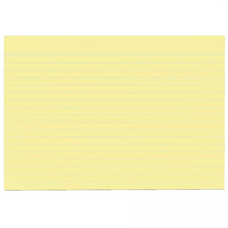 Registrikaart Herlitz 1150515 kollane 1 tk