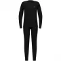Odlo Set long MERINO 200 KIDS laste alusrõivakomplekt, suurus 116 cm, must