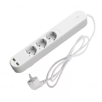 Nutikas pikendusjuhe Denver SHP-310U 3 AC-pistikupesa tüüp F 3680 W