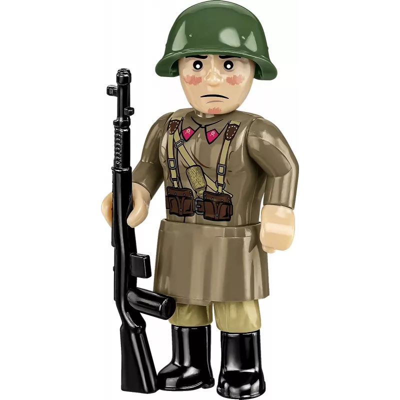 Cobi ehitusklotsid Stalingradi lahingu mudelikomplekt — 76 tk, ajalooline diorama