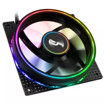 Ventilaator Cryorig Crona S 120 mm Must — 3-pakk, 400–1700 RPM, 60,6 cfm, 2,65 mmH₂O
