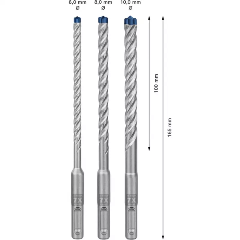 Bosch 2 608 900 196 puuritera Haamerpuuritera 3 tk