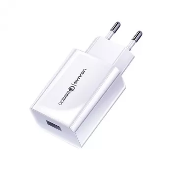 Usams USA000445 Toiteadapter Valge