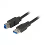 Efb K5236.1,8 USB-kaabel, must