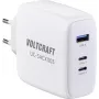 VOLTCRAFT GaN VC-13079915 USB-laadija siseruumidesse, väljundvool (max) 5 A, 3x USB-C®, USB-A, USB Power Delivery (USB-PD) (VC-13079915)