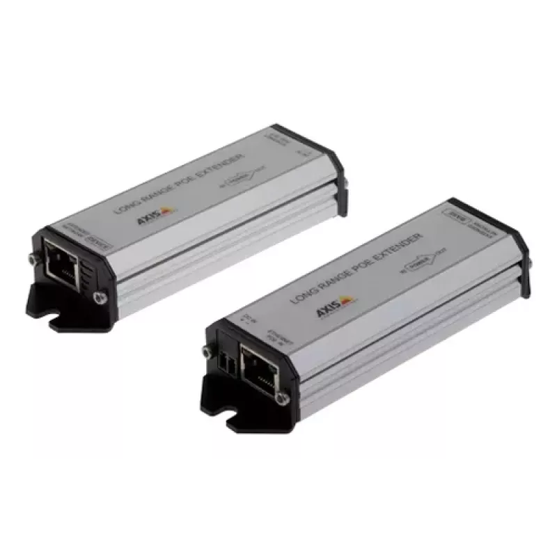AXIS kaugulatusega PoE pikenduskomplekt - Repiiter - 100Mb LAN - 10Base-T, 100Base-TX - RJ-45 / RJ-45 - kuni 1 km