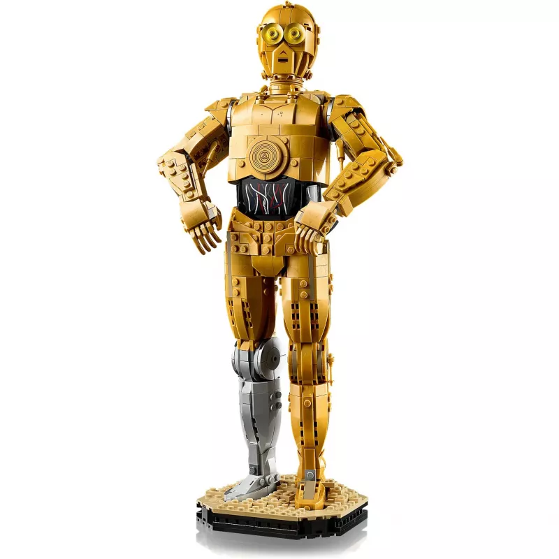 LEGO ehitatav figuur Star Wars C-3PO mudel 75398 — 1 138 osa, 380 mm väljapanekukollektsiooni ese