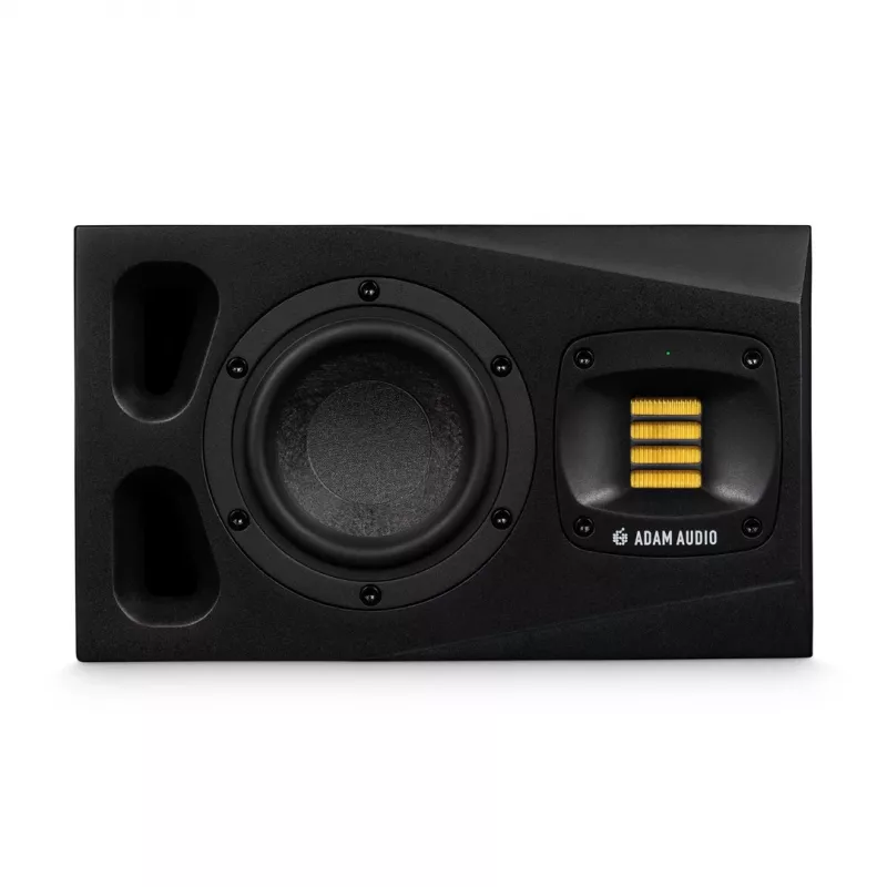 Stuudiomonitorid ADAM AUDIO A4V Must, 2-suunalised, 90W RMS, 4-tolline bassikõlar, LED-ekraan, rack'ile paigaldatav