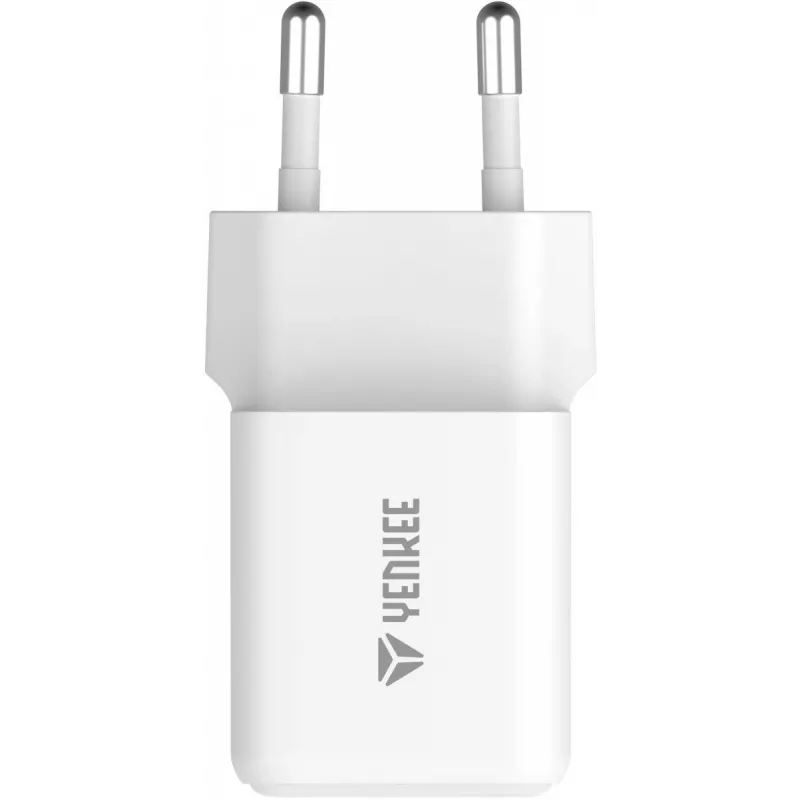 USB C/A võrgulaadur YENKEE YAC G38 20W 3A Power Delivery (USB‑C ja USB‑A)