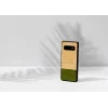 Nutitelefoni ümbris man and wood Samsung Galaxy S10 Plus jaoks — bambusmets must