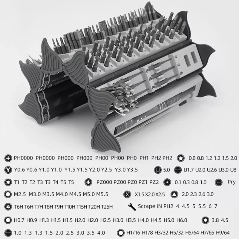 Precision Screwdriver Set Extralink EX.21465 — Magnetic 128-in-1 Bits Kit