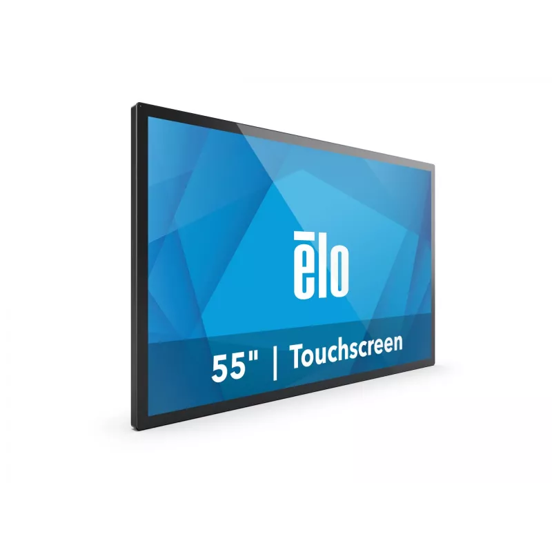 Elo 5554L, 138,6 cm (54,6''), projitseeritud mahtuvuslik, 4K, USB-C, Ethernet, komplekt, must puuteekraan (16:9), 138,6 cm (54,6''), projitseeritud mahtuvuslik, mitmikpuudutus (40 punkti), resolutsio