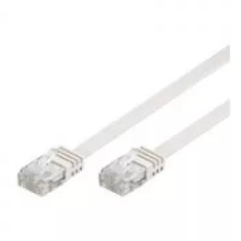 Wentronic Goobay CAT 5e Flat-patch-kaabel, U/UTP, valge, 3 m - CCA vasksegu (93360)
