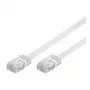 Wentronic Goobay CAT 5e Flat-patch-kaabel, U/UTP, valge, 3 m - CCA vasksegu (93360)