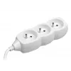 TRACER PowerCord pikendusjuhe 1.5m 3 pistikupesa valge