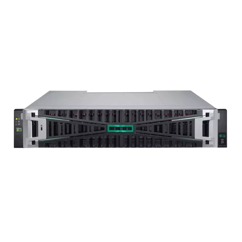 HPE MSA 2070 SFF 2x16Gb FC 4-pordiline kontroller 12x1,92TB SSD 4x16Gb SFP FC optiline transiiver 23TB salvestusmassiiv