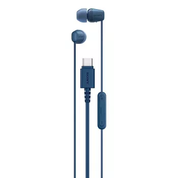 Sony IER-EX15C Peakomplekt Juhtmega Kõrvasisene Kõned/Muusika USB USB-C Sinine