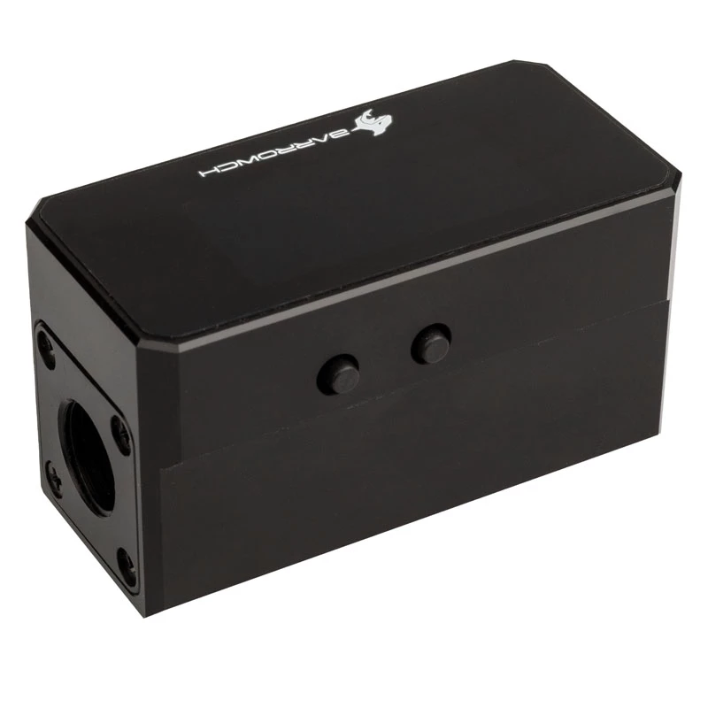 Vooluhulgamõõtur Barrow FBFT08 B — OLED-ekraan, must