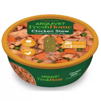 Märg koeratoit ARQUIVET Fresh Home Gulasz z Kurczaka 280 g – täiskasvanud, kana, täisväärtuslik konservtoit, teravilja- ja sojavaba