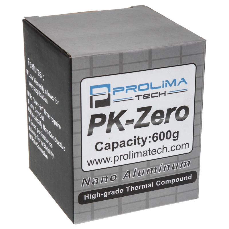 Termopasta PROLIMATECH PK-Zero, soojusjuhtivus 8 W/m·K, kaal 600 g