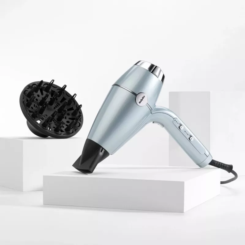Föön BABYLISS D773DE 2100 W, iooniline, 3 kuumusastet / 2 kiirust, külmõhk, 2 otsikut, metallik