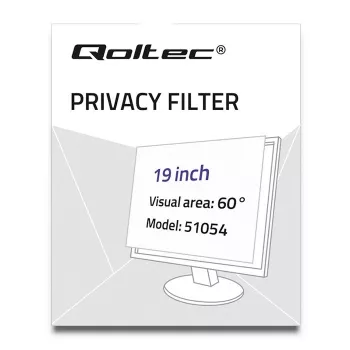 Qoltec 51054 privaatsusfilter 48,3 cm (19) sülearvutile