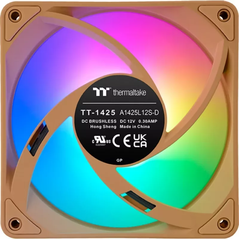Thermaltake CT140 EX ARGB 140 mm korpuseventilaatorid 3 tk komplekt Gravel Sand