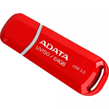 USB-mälupulk ADATA DashDrive UV150 64 GB, USB Type-A 3.2 Gen 1, punane, korgi disain