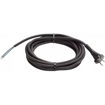 Toitekaabel Schwabe H05RN-F 2x1,0 mm² kummist, 5 m, must
