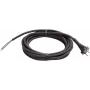 Toitekaabel Schwabe H05RN-F 2x1,0 mm² kummist, 5 m, must