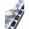 Brennenstuhl 1153110126 pikenduskaabel 2 m 6 vahelduvvoolu väljundit siseruumides valge (1153110126)