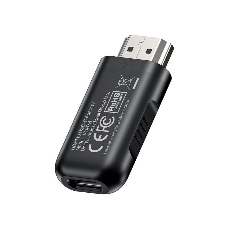 Unitek HDMI-adapter - USB-C HDR/HDCP 4K60HZ M/F