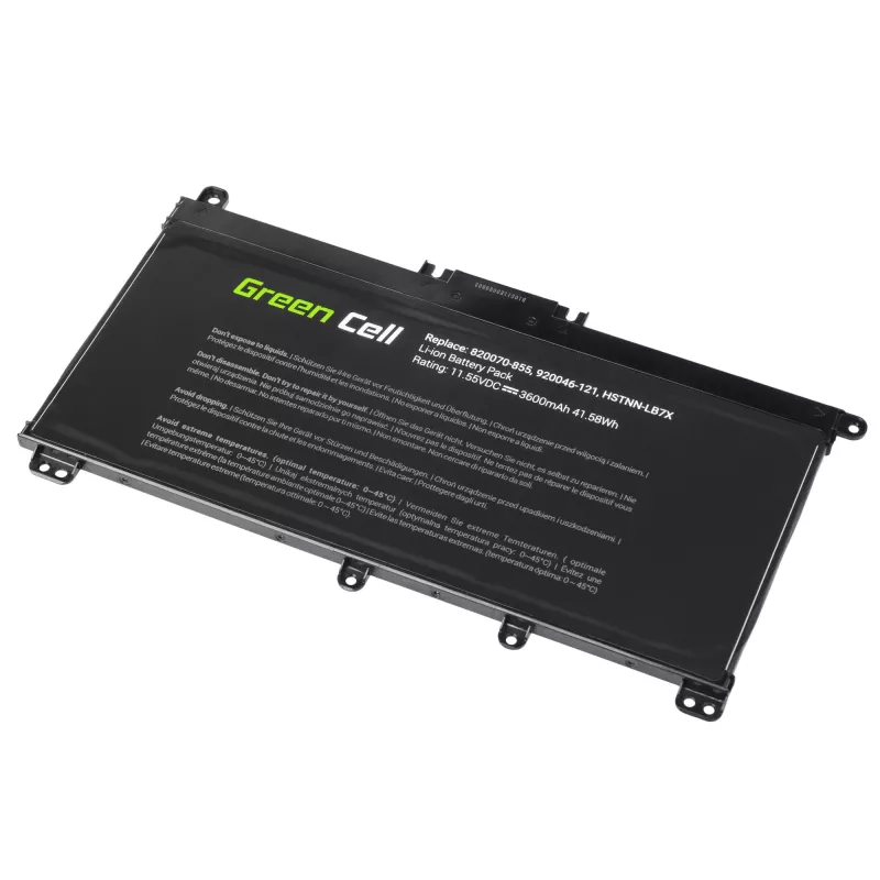 Aku roheline Cell HP145 HP Pavilionile (LiPo 3600 mAh, 11,55 V, must)