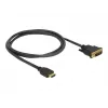 DeLOCK 85652 Videokaabli-adapter 1 m HDMI Type A (Standard) DVI must (85652)